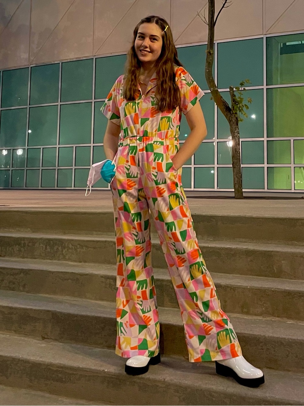 Dazey LA Prismatic Hands Jumpsuit - Picture 2 of 8